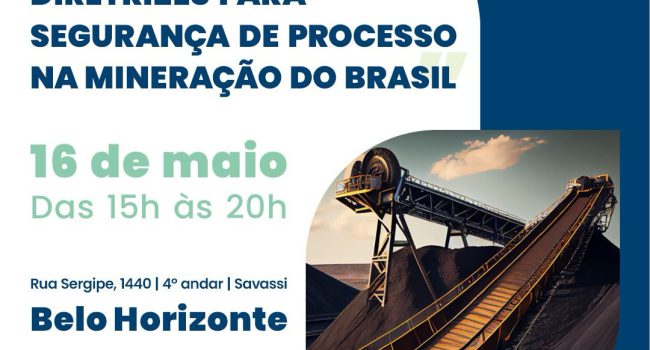IBRAM lançará guia de gerenciamento de segurança de processos nesta 5ª feira, em BH
