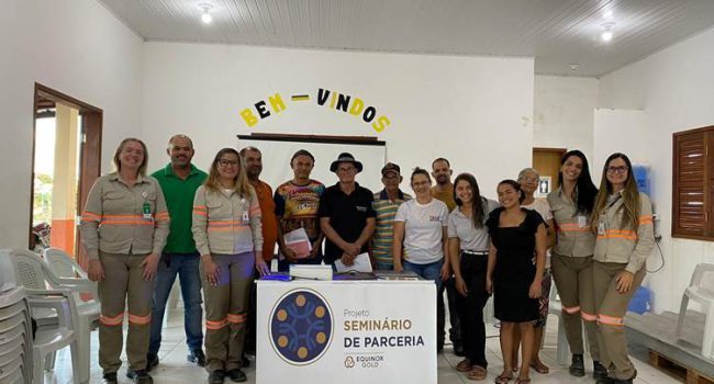 Projeto Seminário de Parceria da Equinox Gold vai destinar recursos para o desenvolvimento de projetos comunitários