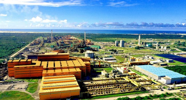Produção da Unidade Pecém da ArcelorMittal fica próxima da capacidade máxima no primeiro semestre
