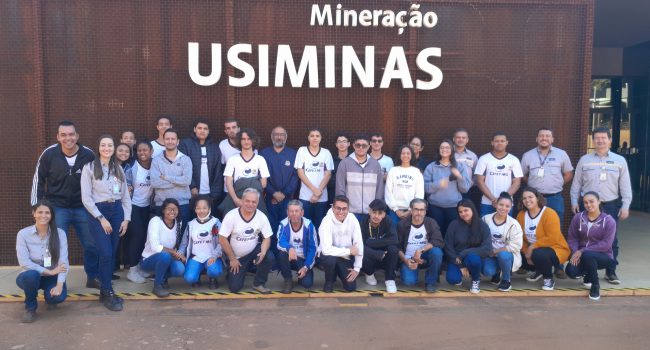 Mineração Usiminas recebe alunos do Cefet de Itatiaiuçu