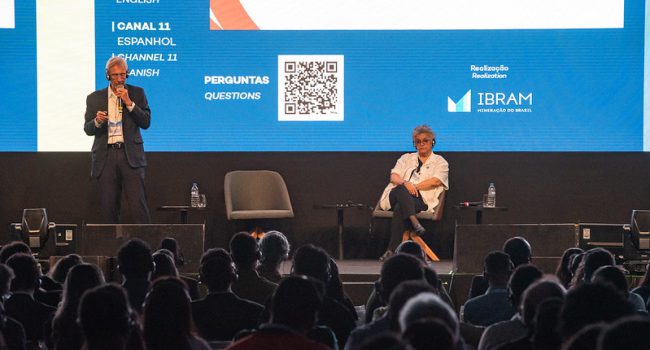 Mudanças climáticas e a geopolítica para a mineração foram temas abordados pela ex-ministra do Meio Ambiente, Izabella Teixeira na EXPOSIBRAM