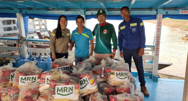 MRN doa 1,8 mil cestas básicas para comunidades atingidas pela seca no Oeste do Pará