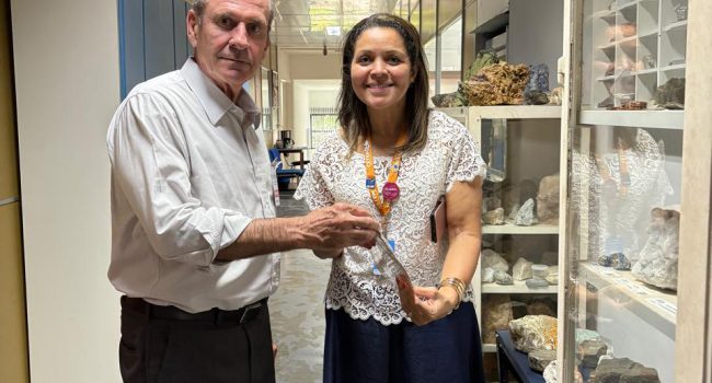 Vice-presidente do IBRAM visita sede do CETEM