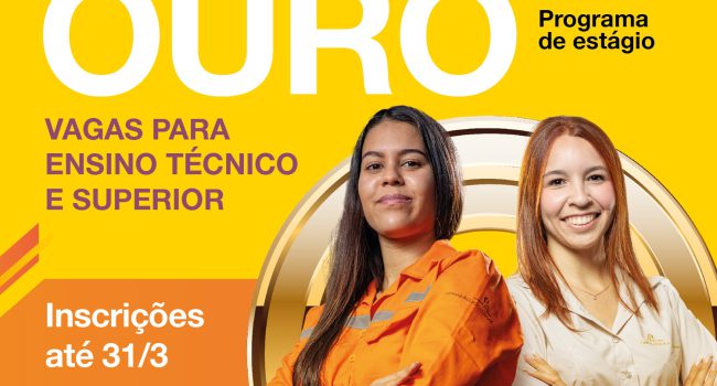 AngloGold Ashanti abre inscrições para Programa de Estágio “Geração de Ouro” em Minas Gerais e Goiás