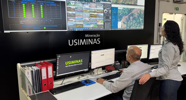 Mineração Usiminas conta com rede de monitoramento online da qualidade do ar e da água