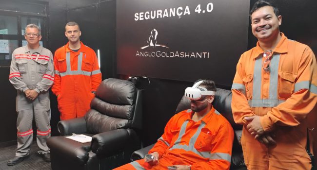 AngloGold Ashanti inaugura sala de treinamento de segurança em realidade virtual