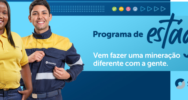 Samarco abre vagas para estágios de níveis técnico e superior, no Espírito Santo e Minas Gerais