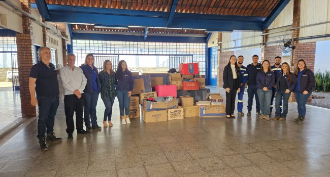 CBA doa cerca de 1.300 peças de roupas arrecadadas durante gincana socioambiental na Zona da Mata mineira
