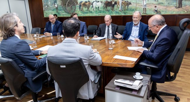 IBRAM reúne-se com Vice-Presidente Geraldo Alckmin para avaliar riscos de o Brasil estabelecer reciprocidade tarifária
