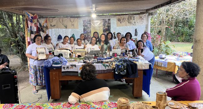 Projeto “Entre Linhas e Afetos” conclui primeira fase com mulheres quilombolas em Mangaratiba