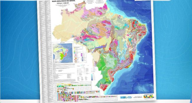 Brasil ganha nova versão do Mapa Geológico