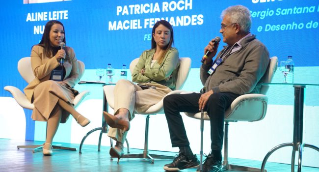Especialistas debatem arquitetura paisagística na mineração, durante o CBMINA