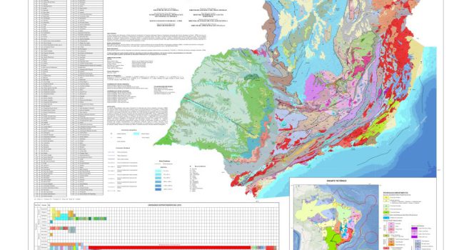 Mapa Geológico da Região Sudeste é lançado pelo Serviço Geológico do Brasil