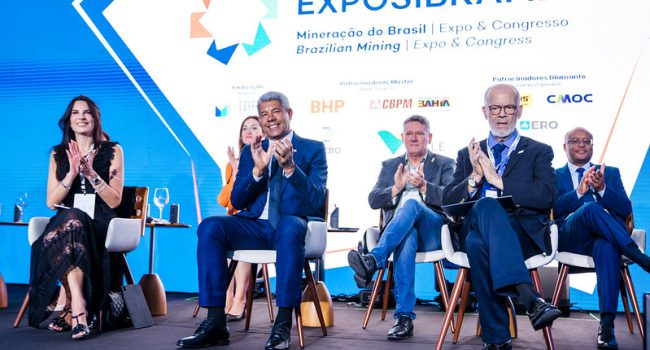 Cerimônia de abertura da EXPOSIBRAM 2025 reúne autoridades e líderes do setor mineral em Salvador