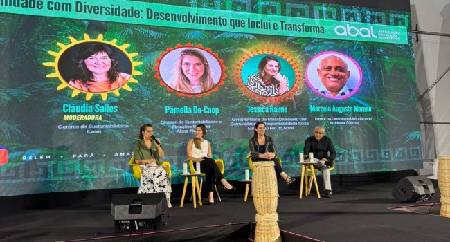 IBRAM modera discussão sobre práticas inclusivas na mineração, em Belém, durante a COP30