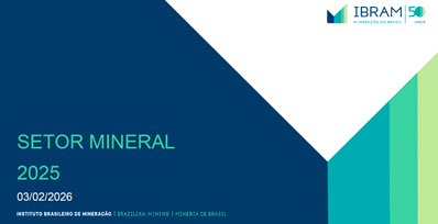 Dados do setor mineral 2025