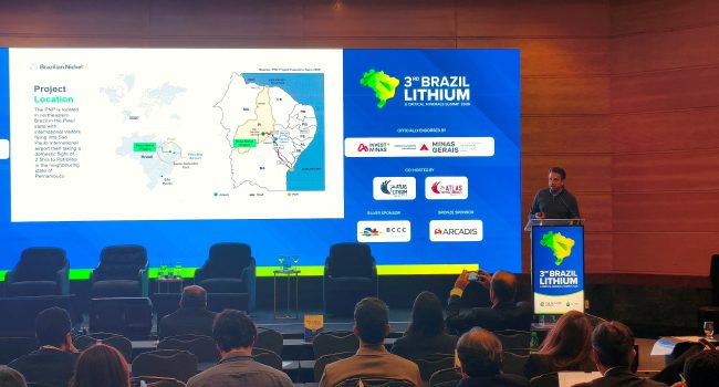 Brazilian Nickel destaca potencial do Projeto Piauí Níquel  durante o 3º Brazil Lithium & Critical Minerals Summit 2026