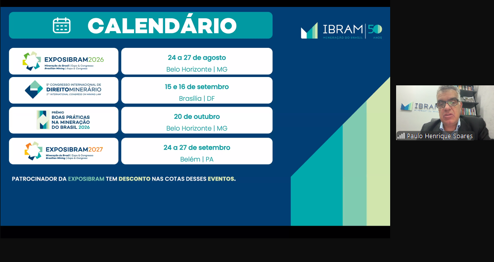 IBRAM reúne expositores para apresentar avanços da EXPOSIBRAM 2026 e lançar edição 2027