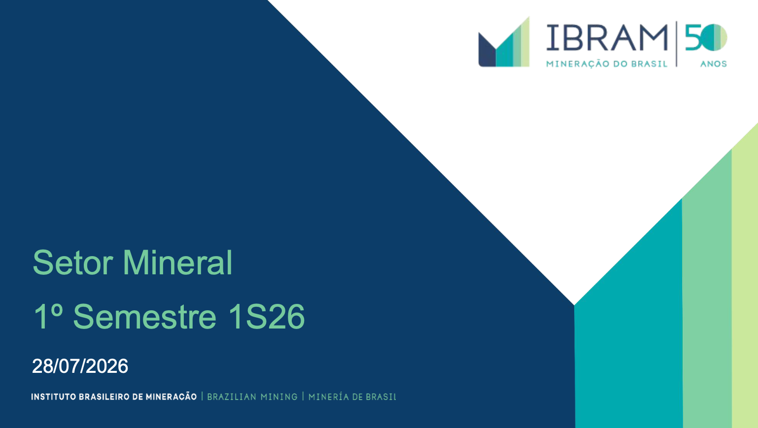 Setor Mineral 1º Semestre 1S26