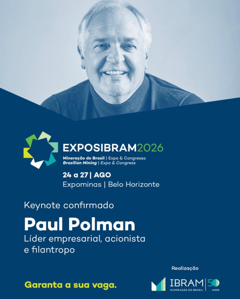 Paul Polman é confirmado como keynote speaker da EXPOSIBRAM 2026