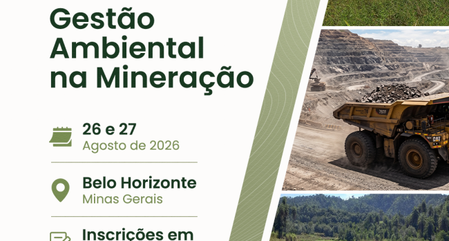 Participe do V Seminário de Gestão Ambiental na Mineração