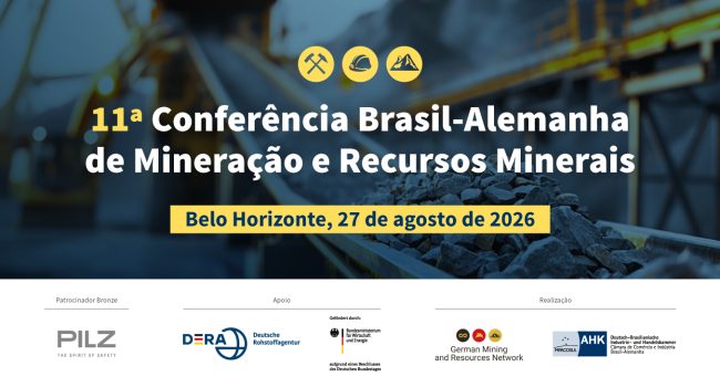 Minerais críticos, inovação e segurança das cadeias globais de suprimentos ganham protagonismo na 11ª Conferência Brasil-Alemanha de Mineração e Recursos Minerais