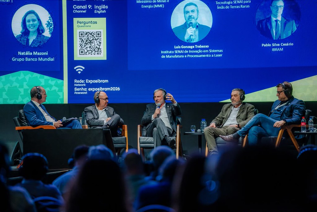 Painel “As políticas públicas para implementação da cadeia de minerais críticos e estratégicos no Brasil” - crédito: divulgação