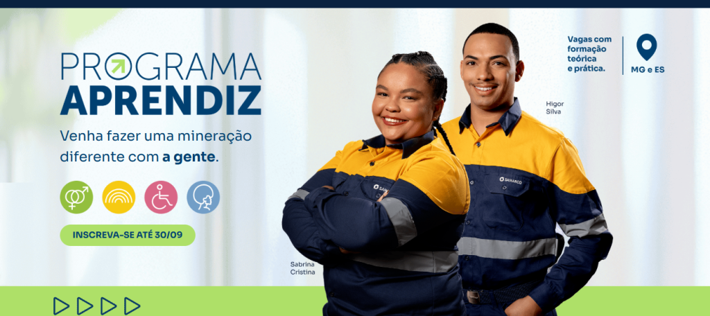 Samarco abre inscrições para o Programa Aprendiz 2027