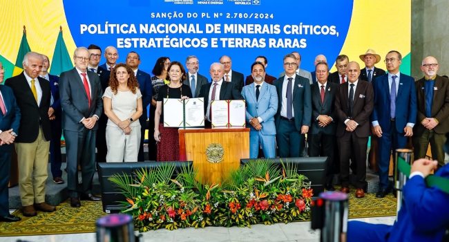 IBRAM considera sanção da Política Nacional de Minerais Críticos, Estratégicos e Terras Raras marco histórico para a mineração brasileira