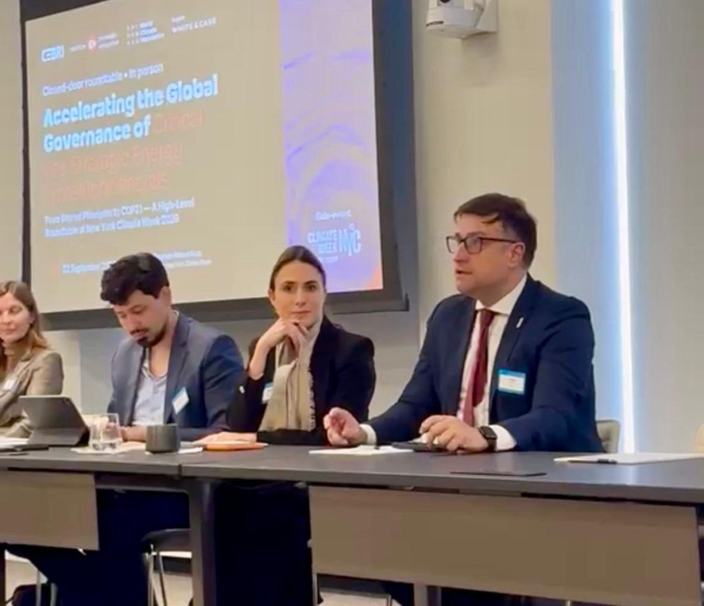 Na Semana do Clima de NY, IBRAM defende articulação global para minerais críticos em evento do CEBRI