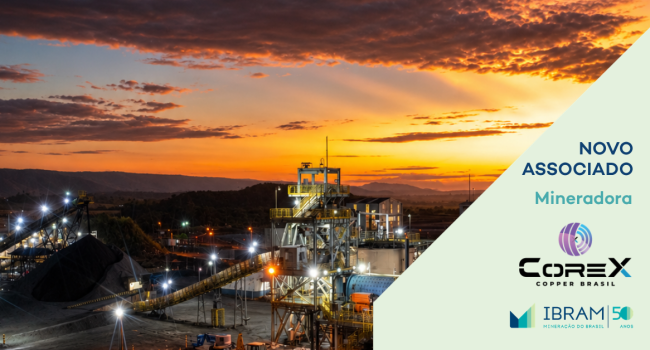 CoreX Copper Brasil passa a integrar o quadro de associadas do IBRAM