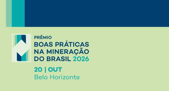Prêmio Boas Práticas na Mineração do Brasil 2026 realiza apresentação final de projetos e cerimônia de premiação em 20 de outubro